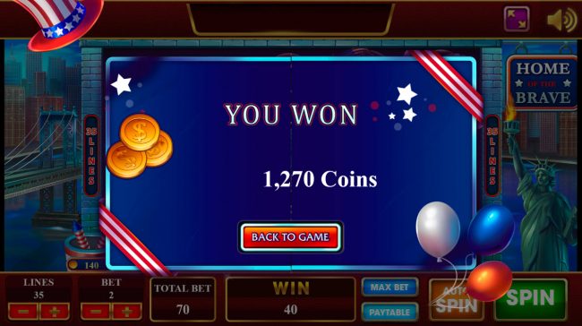 Total Free Spins Payout