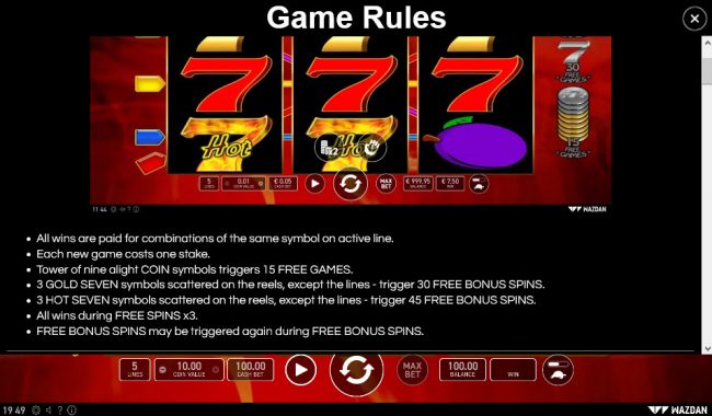 General Game Rules