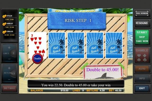 Gamble Feature Game Board