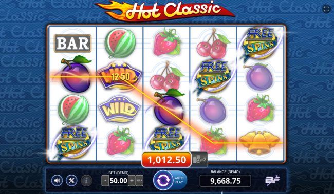 Scatter win triggers the free spins feature