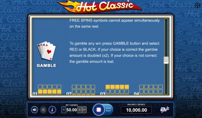 Gamble Feature Rules