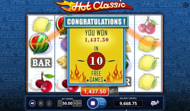 Total Free Spins Payout