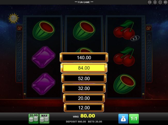 Ladder Gamble Feature Game Board