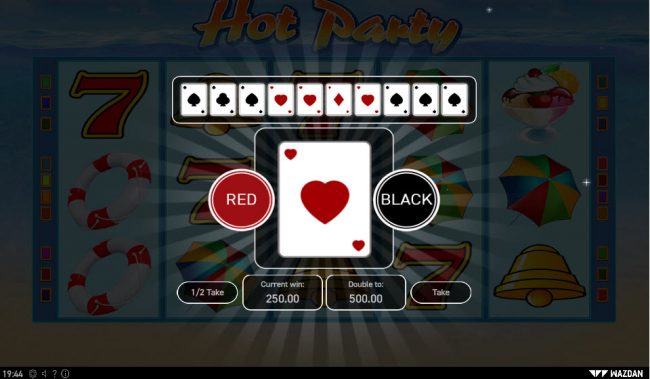 Red or Black Gamble feature