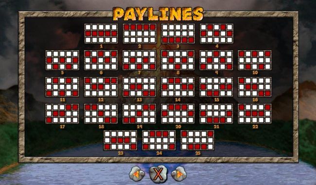 Paylines 1-25