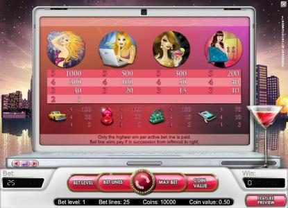 slot game symbols paytable and payline diagrams