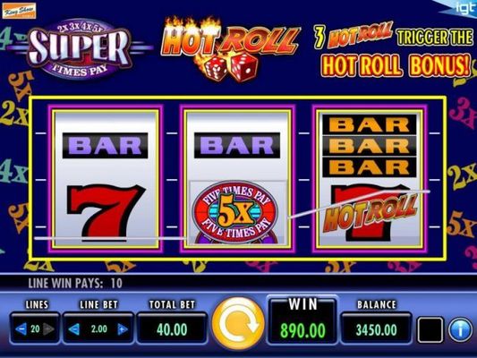 An 890.00 big win is triggered by multiple winning paylines combined with a 5x wild multiplier.