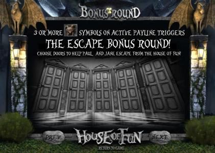 the escape bonus round rules