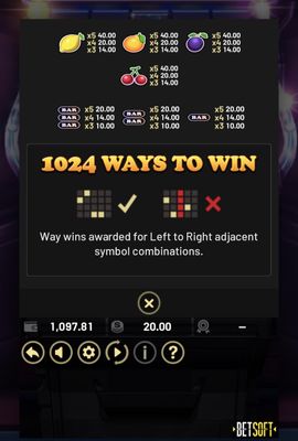 1024 Ways To Win