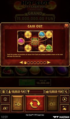 Cash Out Feature