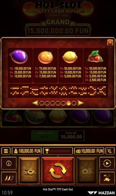 Low Value Symbols Paytable
