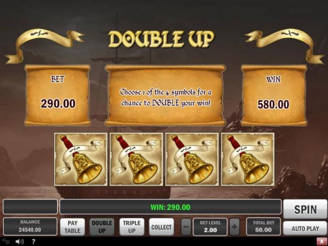 Double Up Gamble Feature Rules