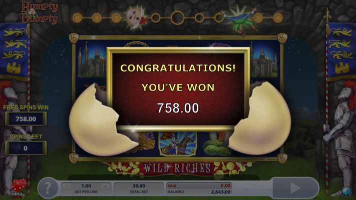 Total Free Spins Payout