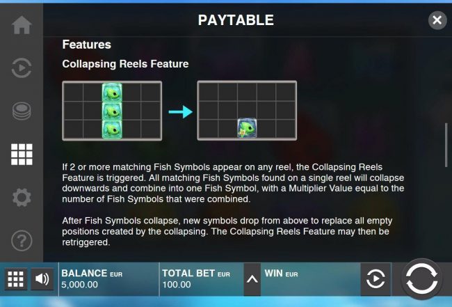 Collapsing Reels Feature Rules