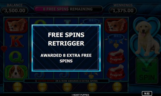 8 extra free games awarded