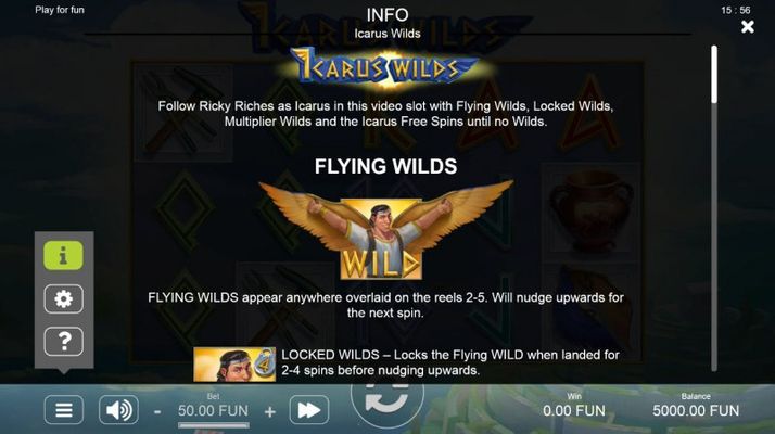 Icarus Wilds :: Wild Symbol Rules
