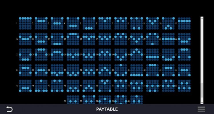 Paylines 1-60