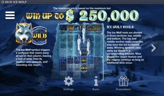 Ice Wolf :: Win Up To $250,000