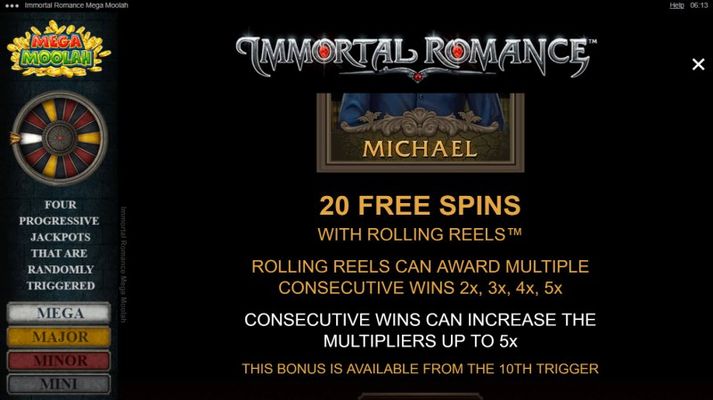 Michael Free Spins