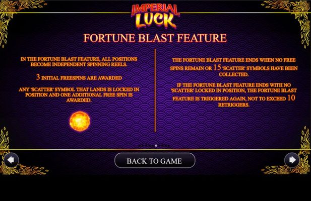 Fortune Blast Feature