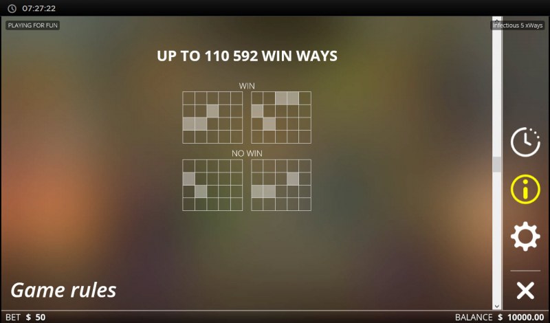Infectious 5 xWays :: Up To 110592 Win Ways