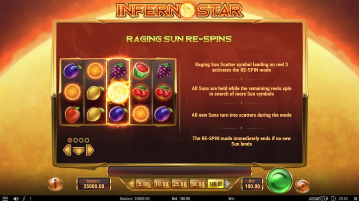 Raging Sun Re-Spins