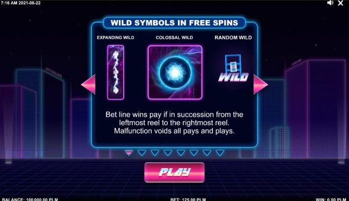 Infinite Wilds :: Wild Symbol Rules