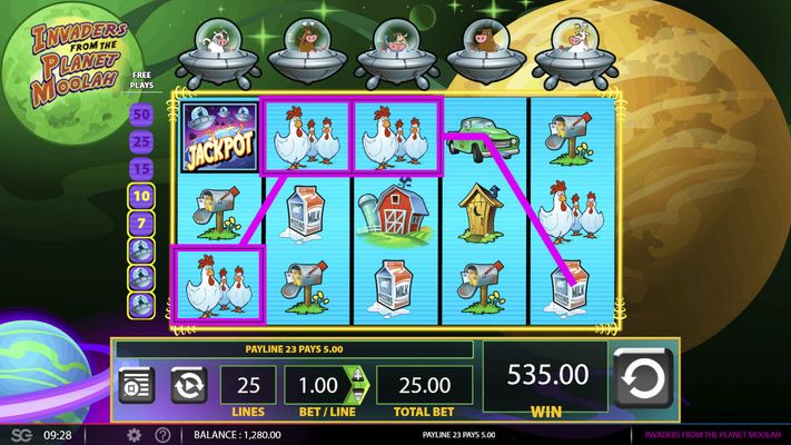 Four or more consecutive cascade wins triggers the free spins feature