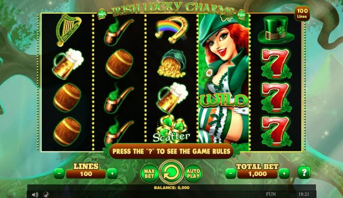 Irish Lucky Charms :: Base Game Screen