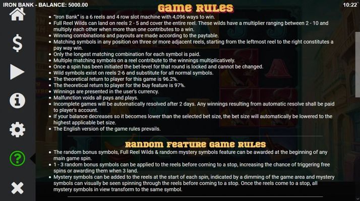 General Game Rules