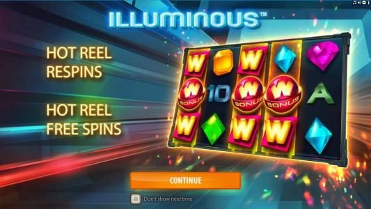 Features include Hot Reel Respins and Hot Reel Free Spins