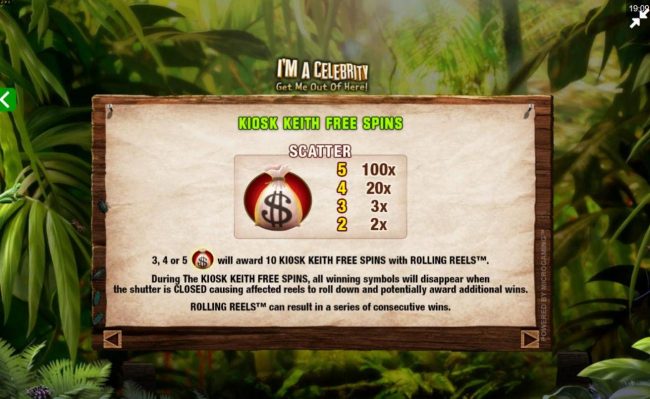 Kiosk Keith Free Spins Rules