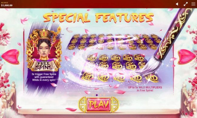 Free Spins - 3x trigger Free Spins with guaranteed wilds in every spin.