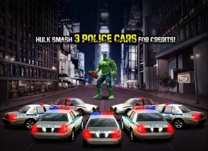 select three police cars for hulk to smash and win credits