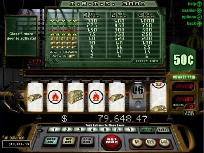 Slot game symbols paytable