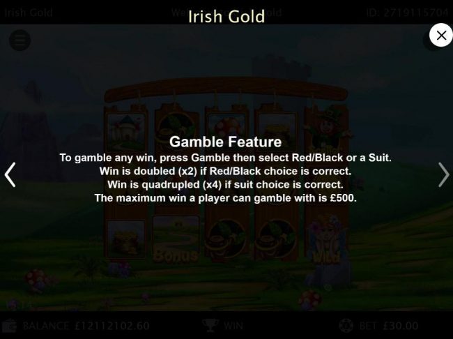 Gamble Feature Rules