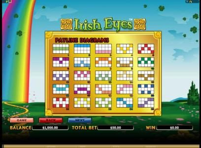 slot game has 25 payline configurations