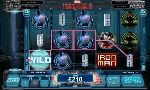 210 coin jackpot triggerd by multiple winning paylines