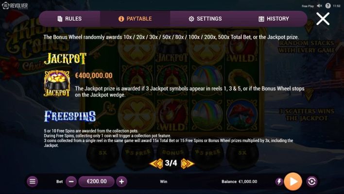 Jackpot Feature