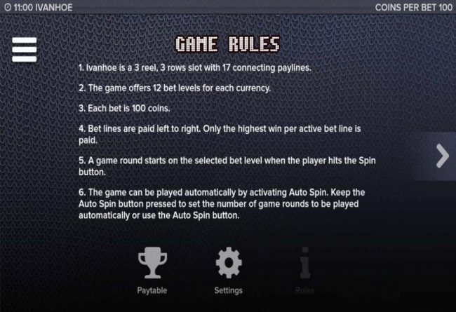 General Game Rules