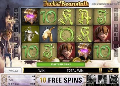 free spins feature game board