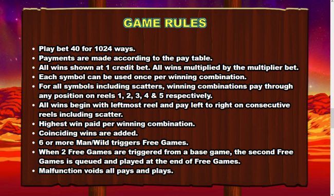 General Game Rules