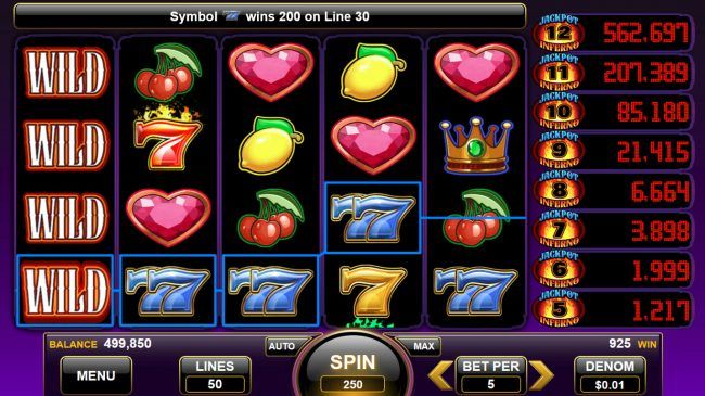 A winning four of a kind
