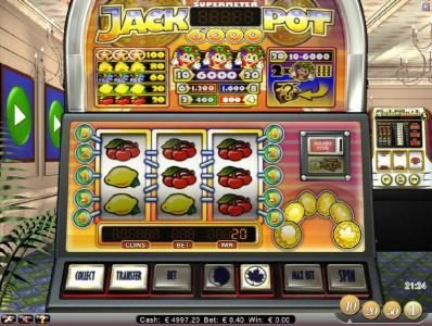 multiple winning paylines triggers a 20 coin jackpot
