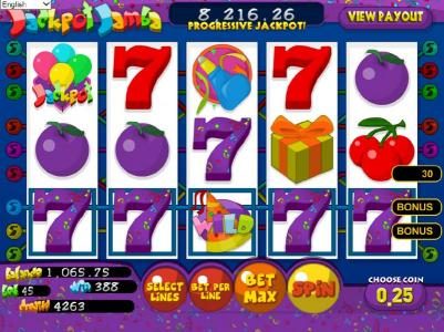 bonus feature pays out 388 credits