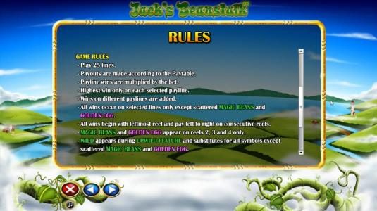 General Game Rules - Continued
