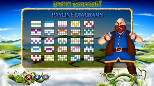 Payline Diagrams 1-25