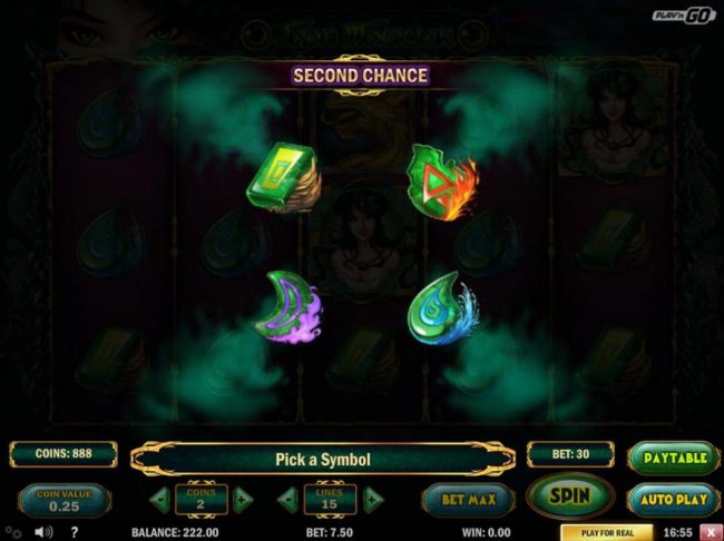 Select one of the four elements to reveal a prize.