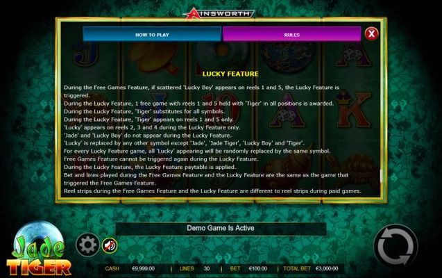 Lucky Feature Rules