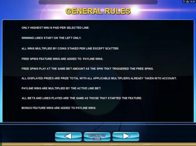 General Game Rules